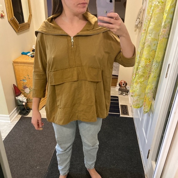 Zara Trafaluc Oversized Poncho Shirt - Picture 5 of 6